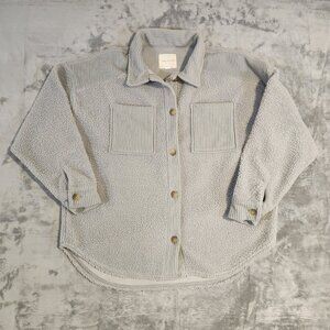 American Eagle Women's Button Up Shacket- Size M